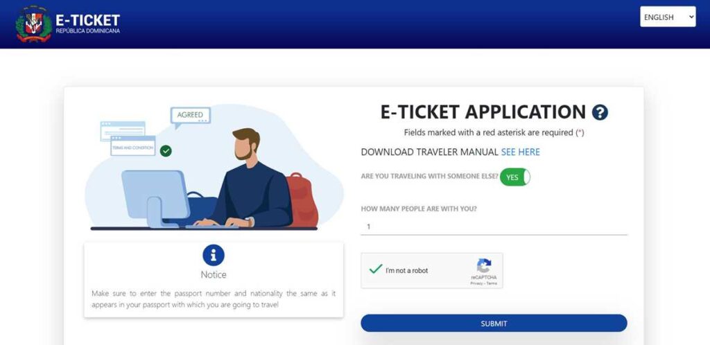 The Dominican Republic e-ticket portal with its online immigration form for Punta Cana and beyond