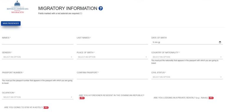 E-Ticket Dominican Republic (2023 Update) – how to fill out the ...