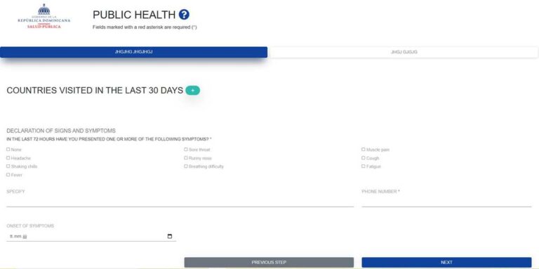 E-Ticket Dominican Republic (2022 Update) – how to fill out the ...