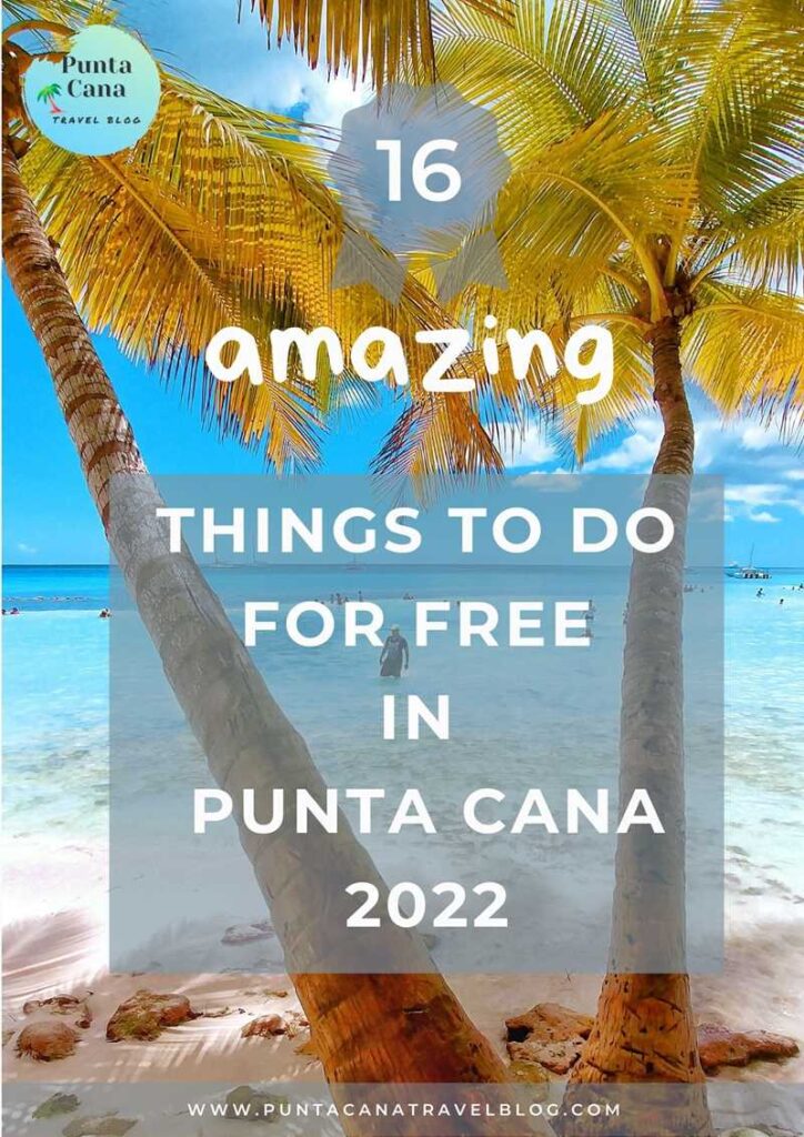 Free Punta Cana E-Book 2022 about 16 amazing things-to-do for free in Punta Cana